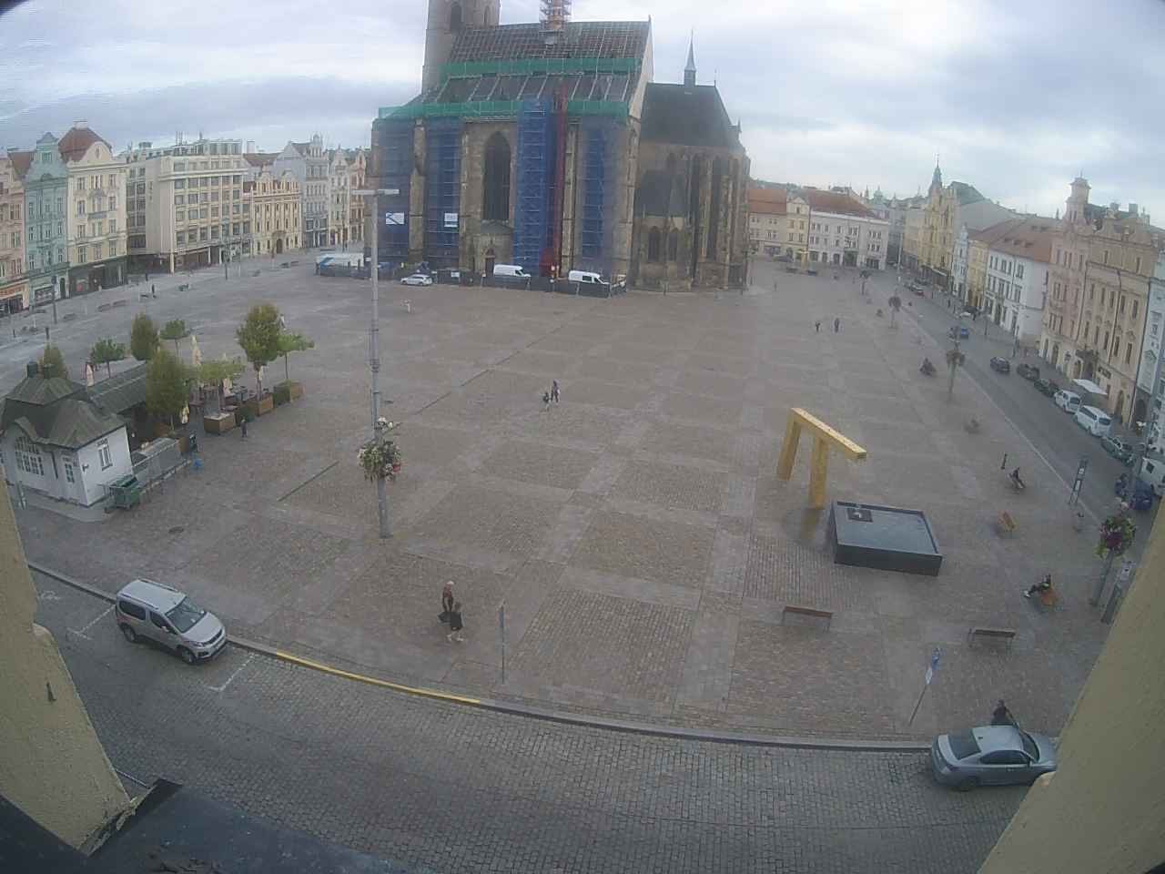 Archiv Foto Webcam Platz der Republik in Pilsen (Plzen)