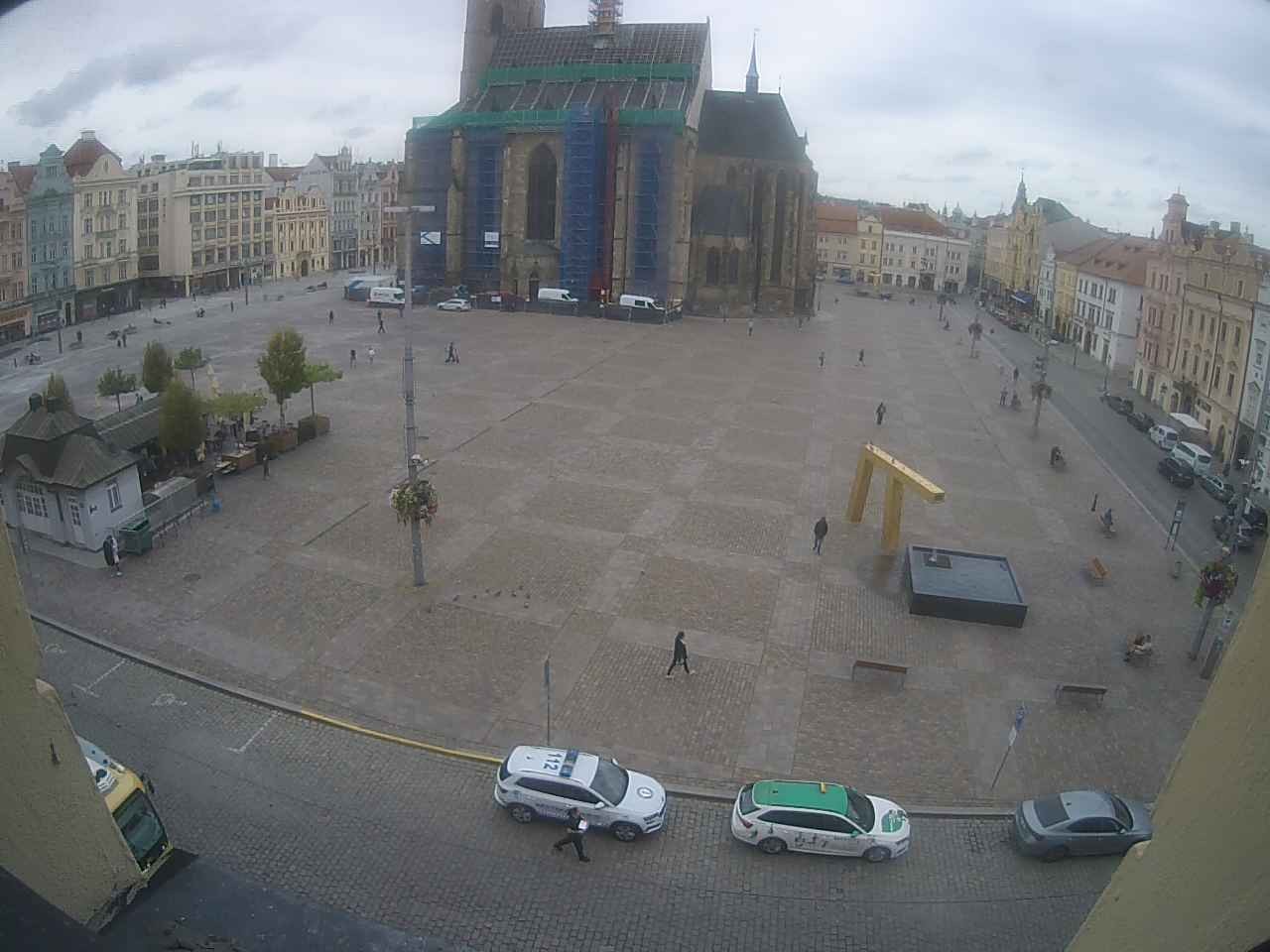 Archiv Foto Webcam Platz der Republik in Pilsen (Plzen)
