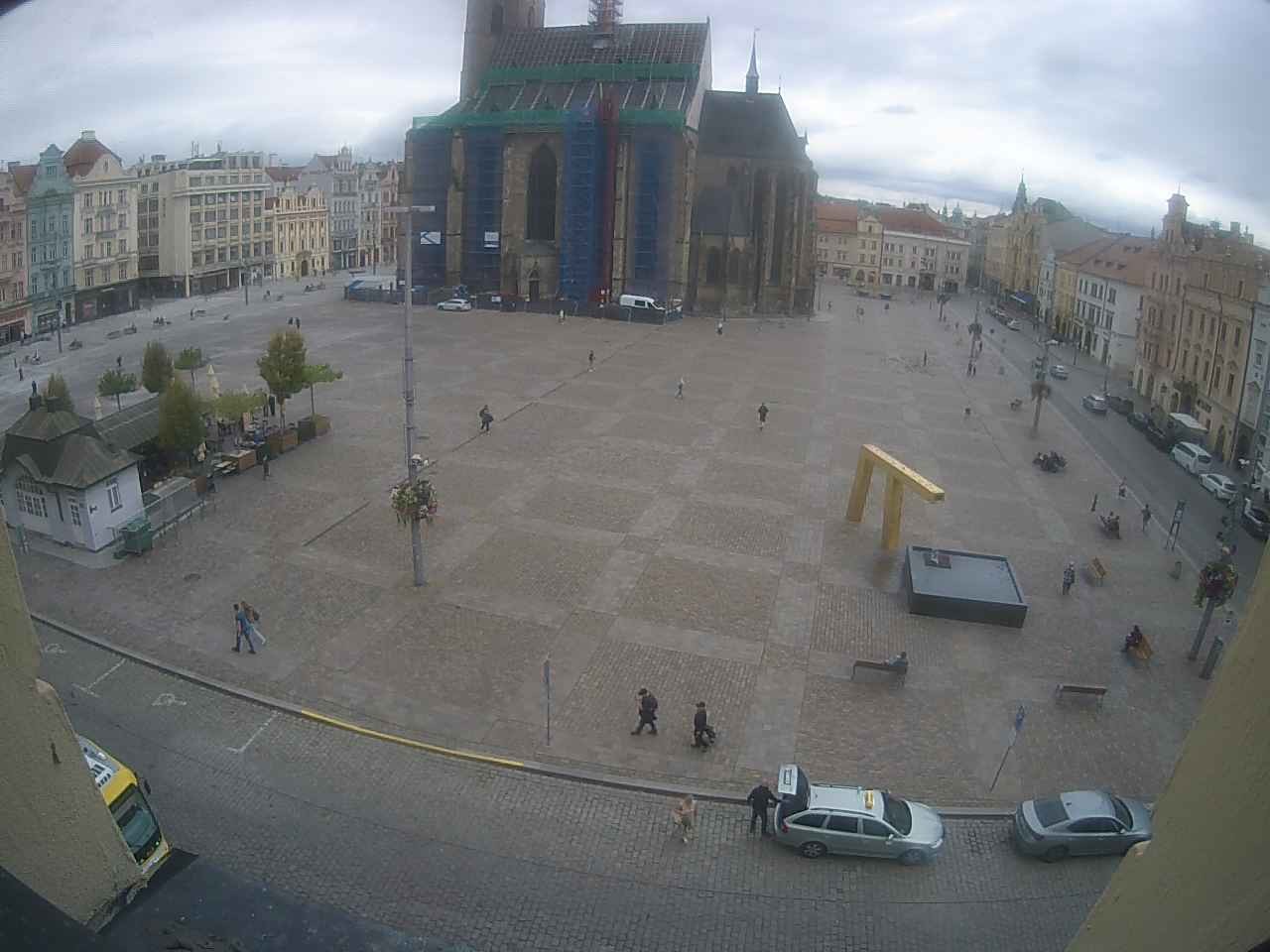 Archiv Foto Webcam Platz der Republik in Pilsen (Plzen)
