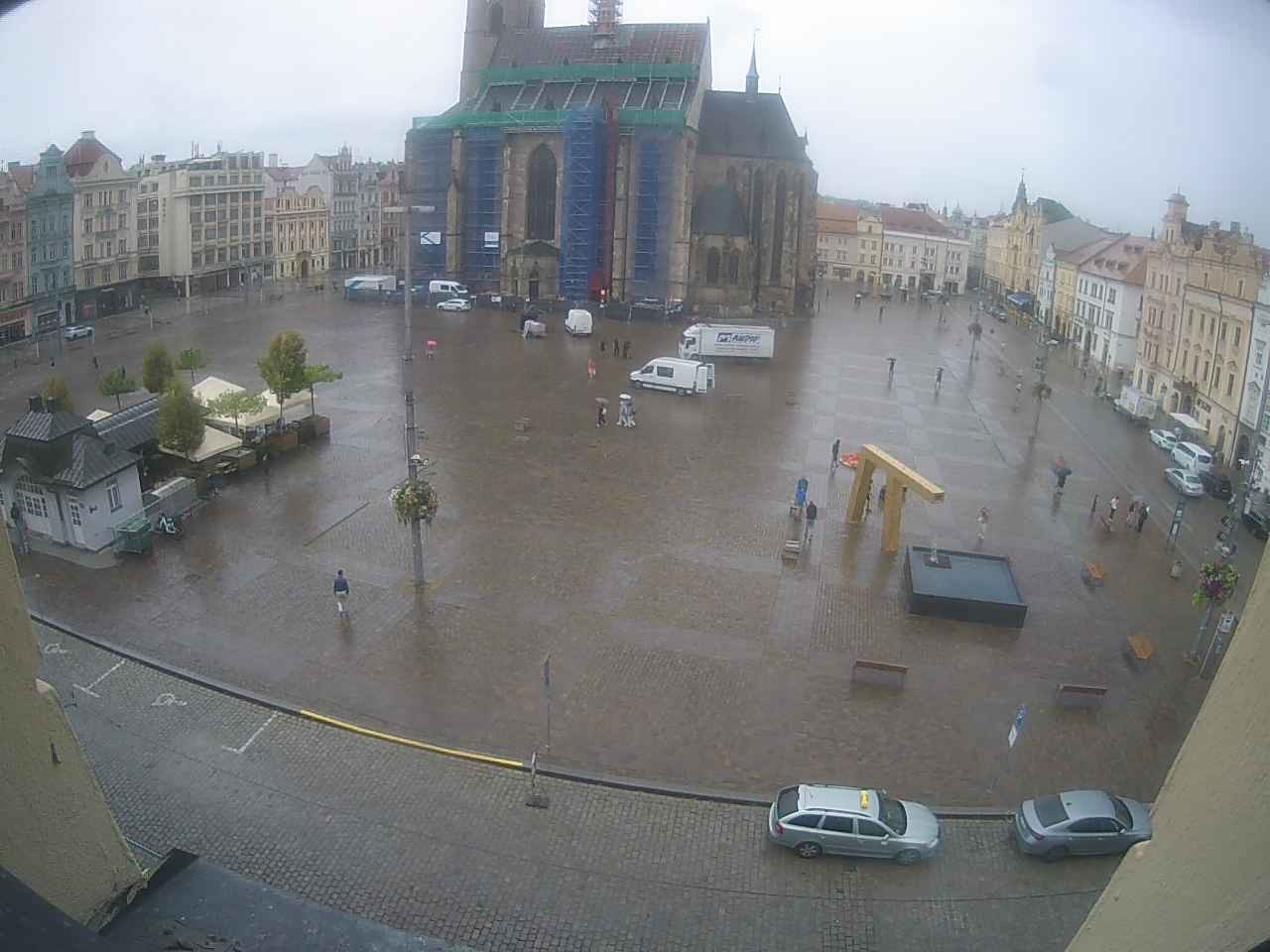 Archiv Foto Webcam Platz der Republik in Pilsen (Plzen)