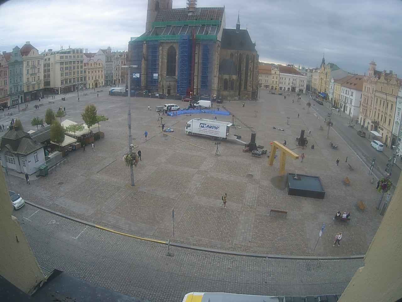 Archiv Foto Webcam Platz der Republik in Pilsen (Plzen)