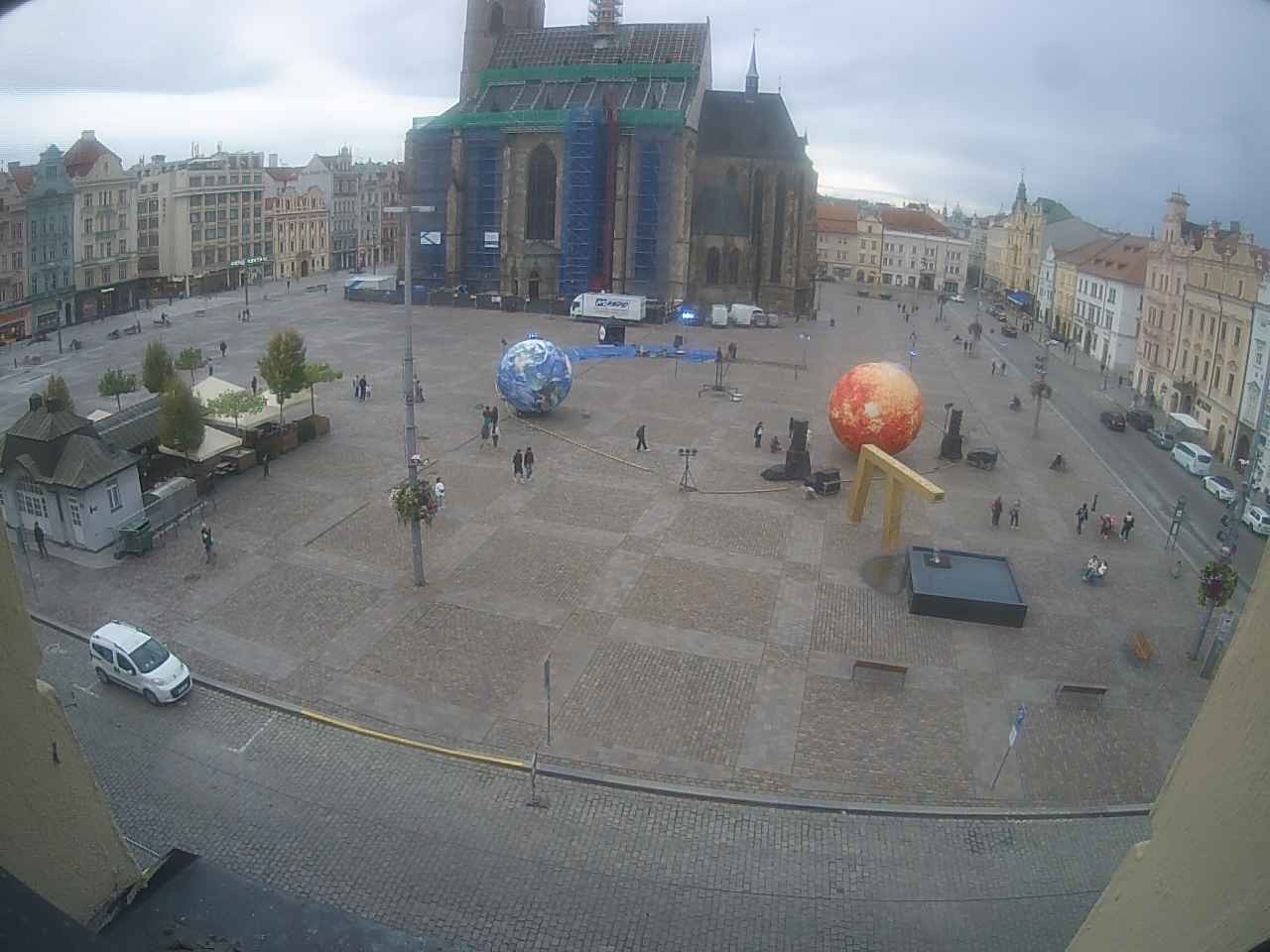 Archiv Foto Webcam Platz der Republik in Pilsen (Plzen)