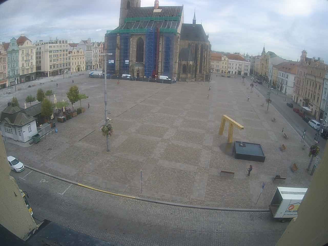 Archiv Foto Webcam Platz der Republik in Pilsen (Plzen)