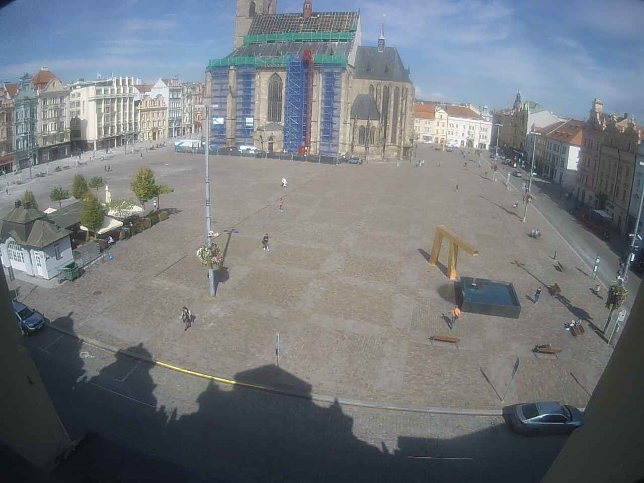 Archiv Foto Webcam Platz der Republik in Pilsen (Plzen)