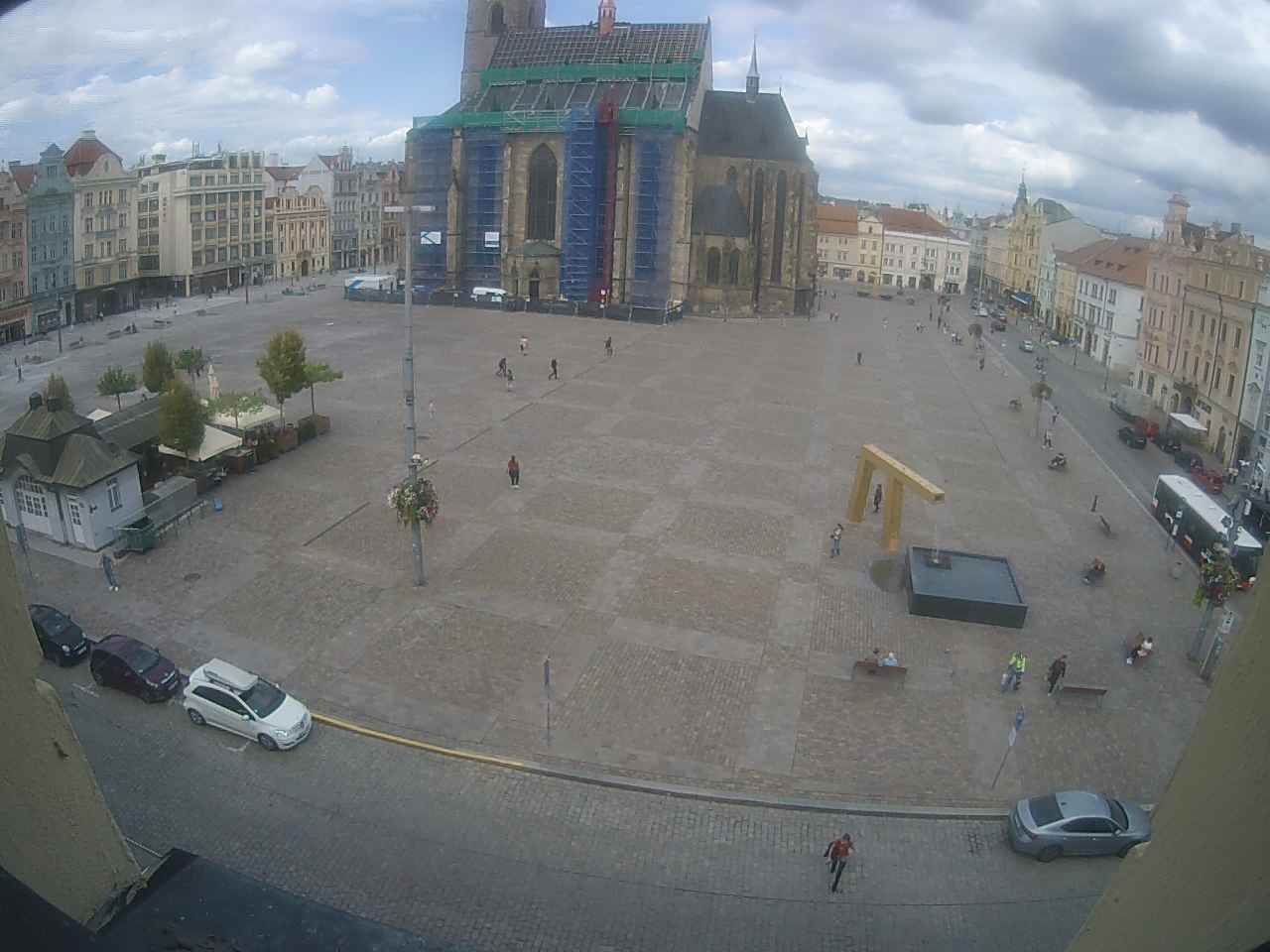 Archiv Foto Webcam Platz der Republik in Pilsen (Plzen)