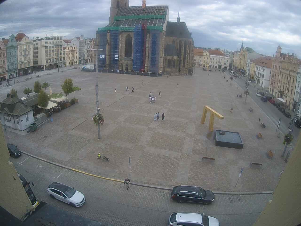 Archiv Foto Webcam Platz der Republik in Pilsen (Plzen)