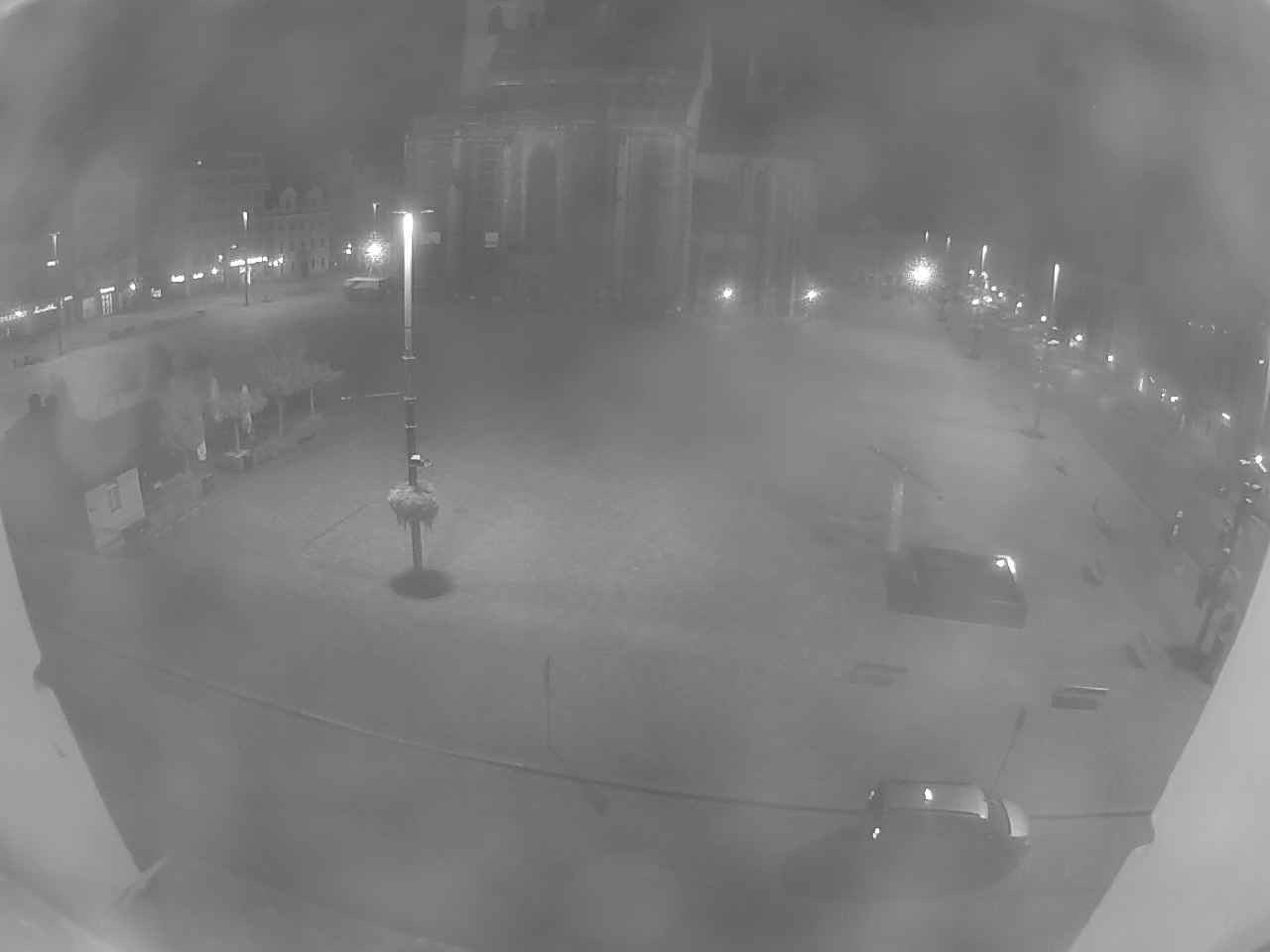 Archived image Webcam Republic Square Pilsen, Czech Republic