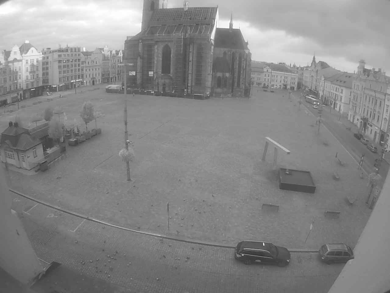 Archiv Foto Webcam Platz der Republik in Pilsen (Plzen)