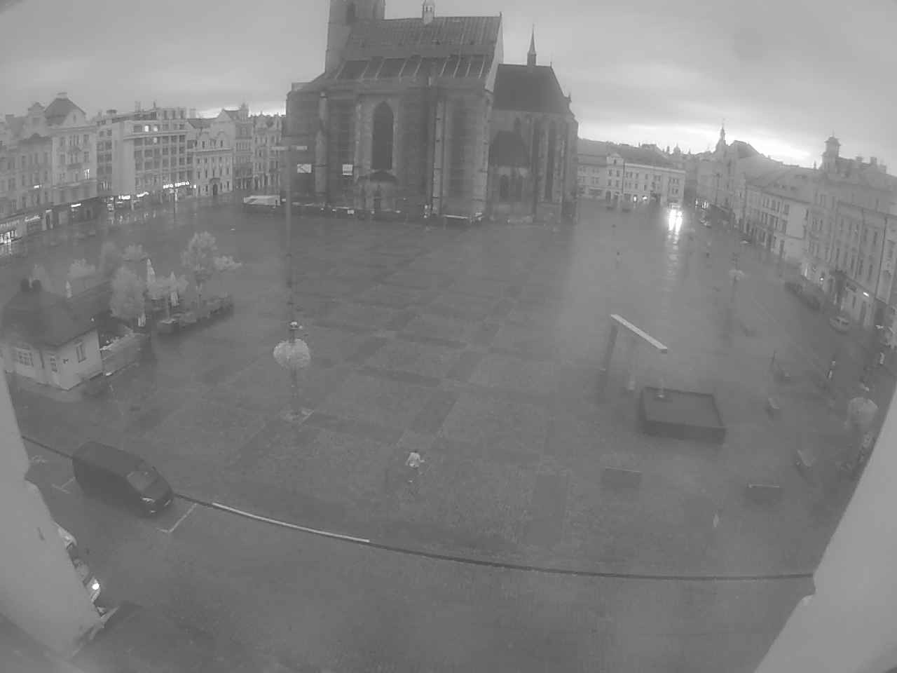 Archived image Webcam Republic Square Pilsen, Czech Republic