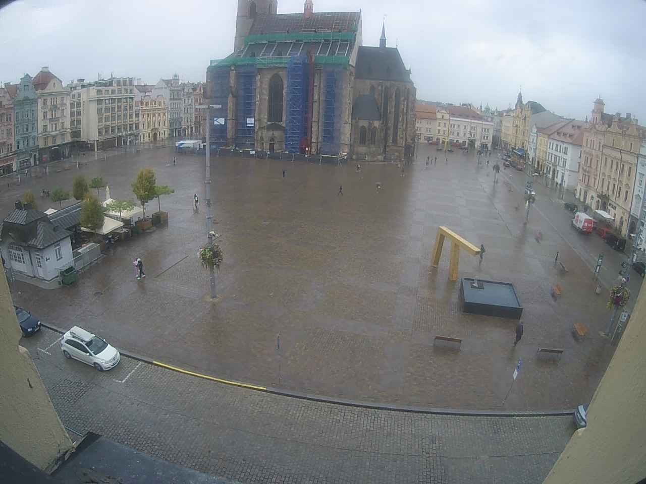 Archiv Foto Webcam Platz der Republik in Pilsen (Plzen)