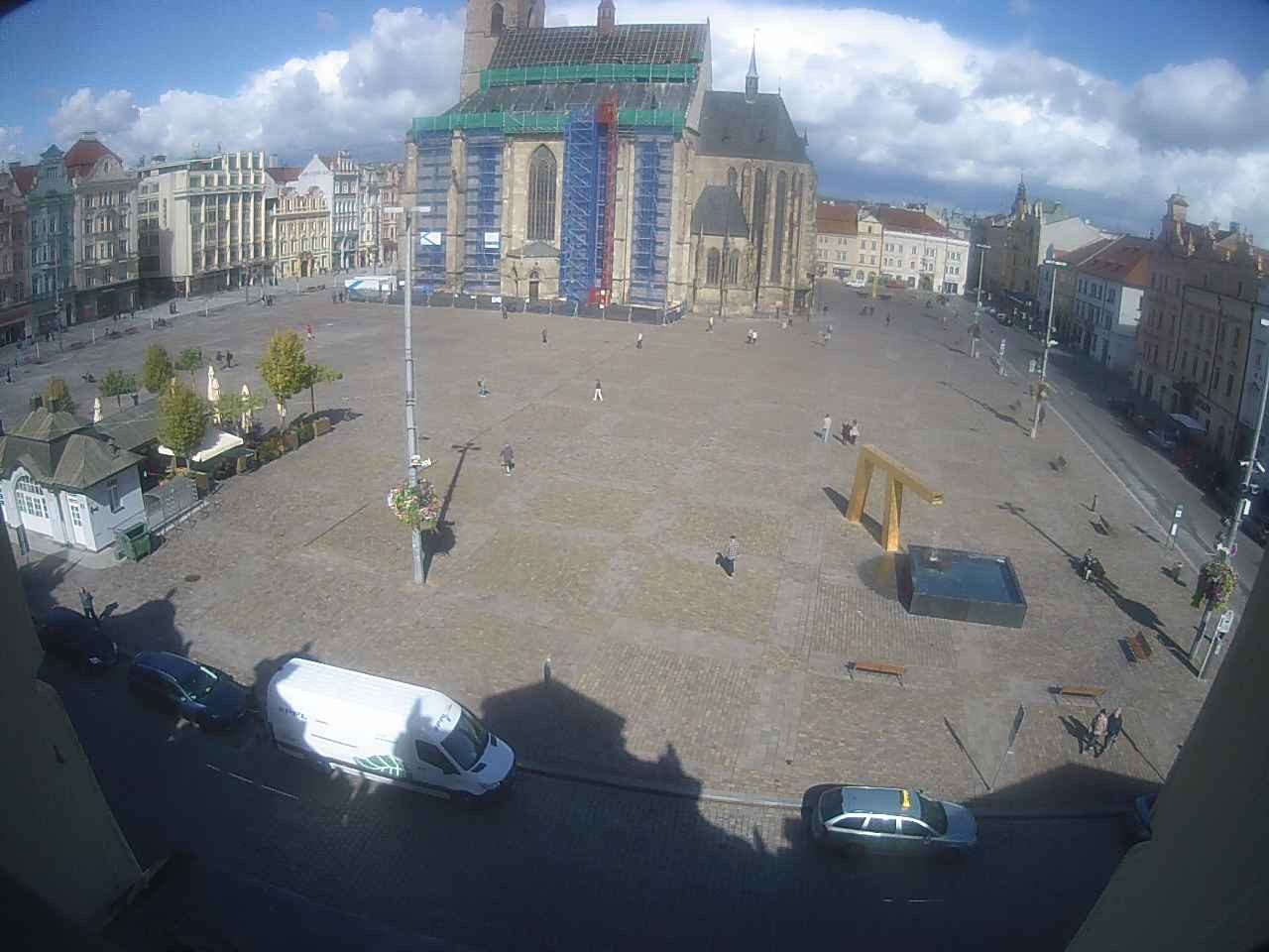 Archiv Foto Webcam Platz der Republik in Pilsen (Plzen)