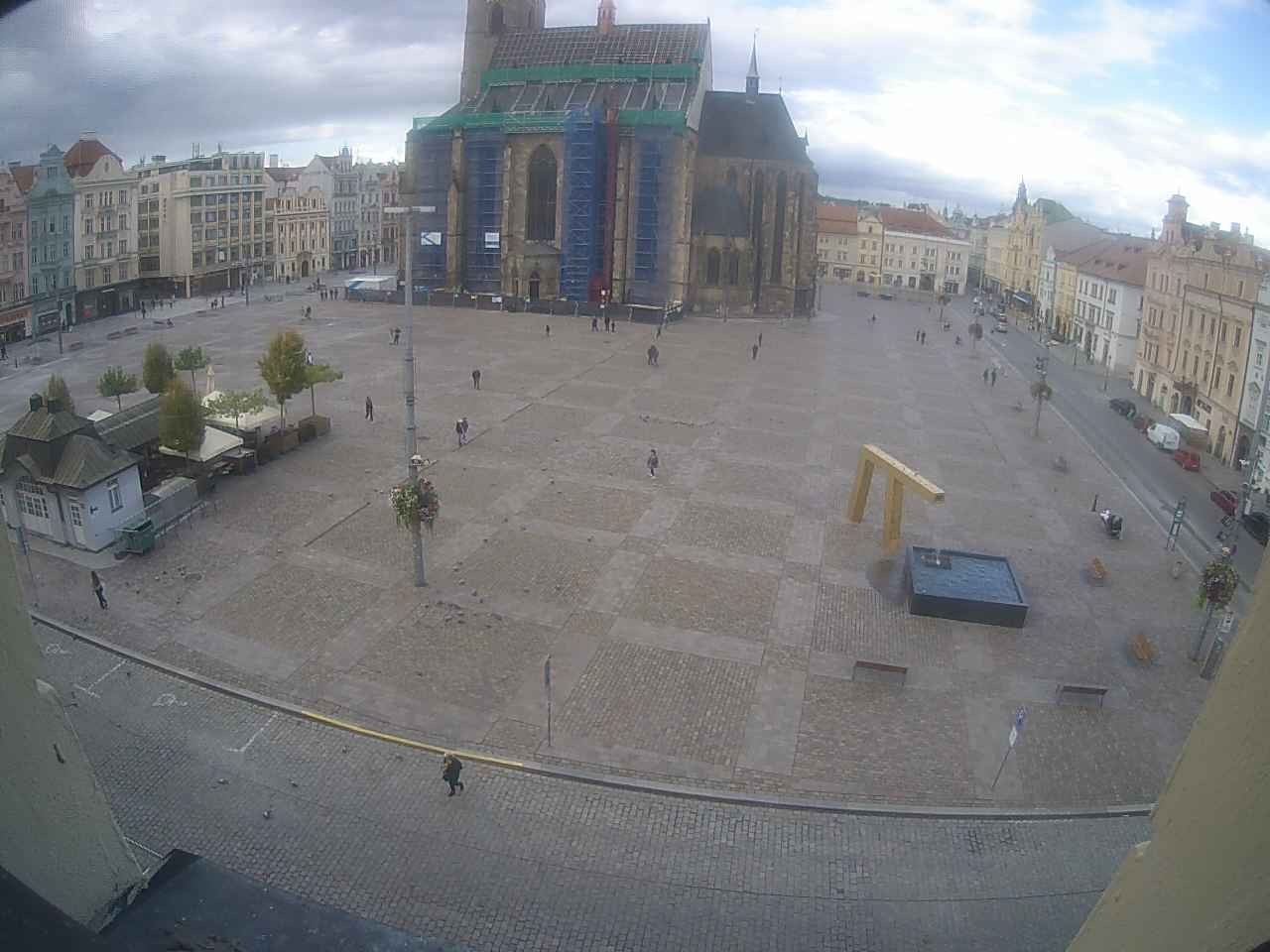 Archiv Foto Webcam Platz der Republik in Pilsen (Plzen)