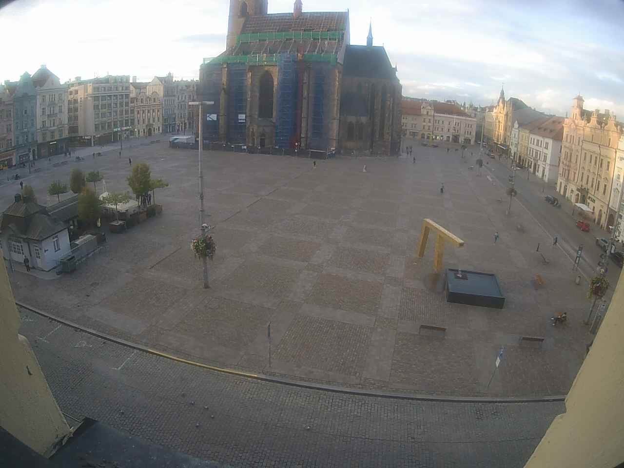 Archiv Foto Webcam Platz der Republik in Pilsen (Plzen)