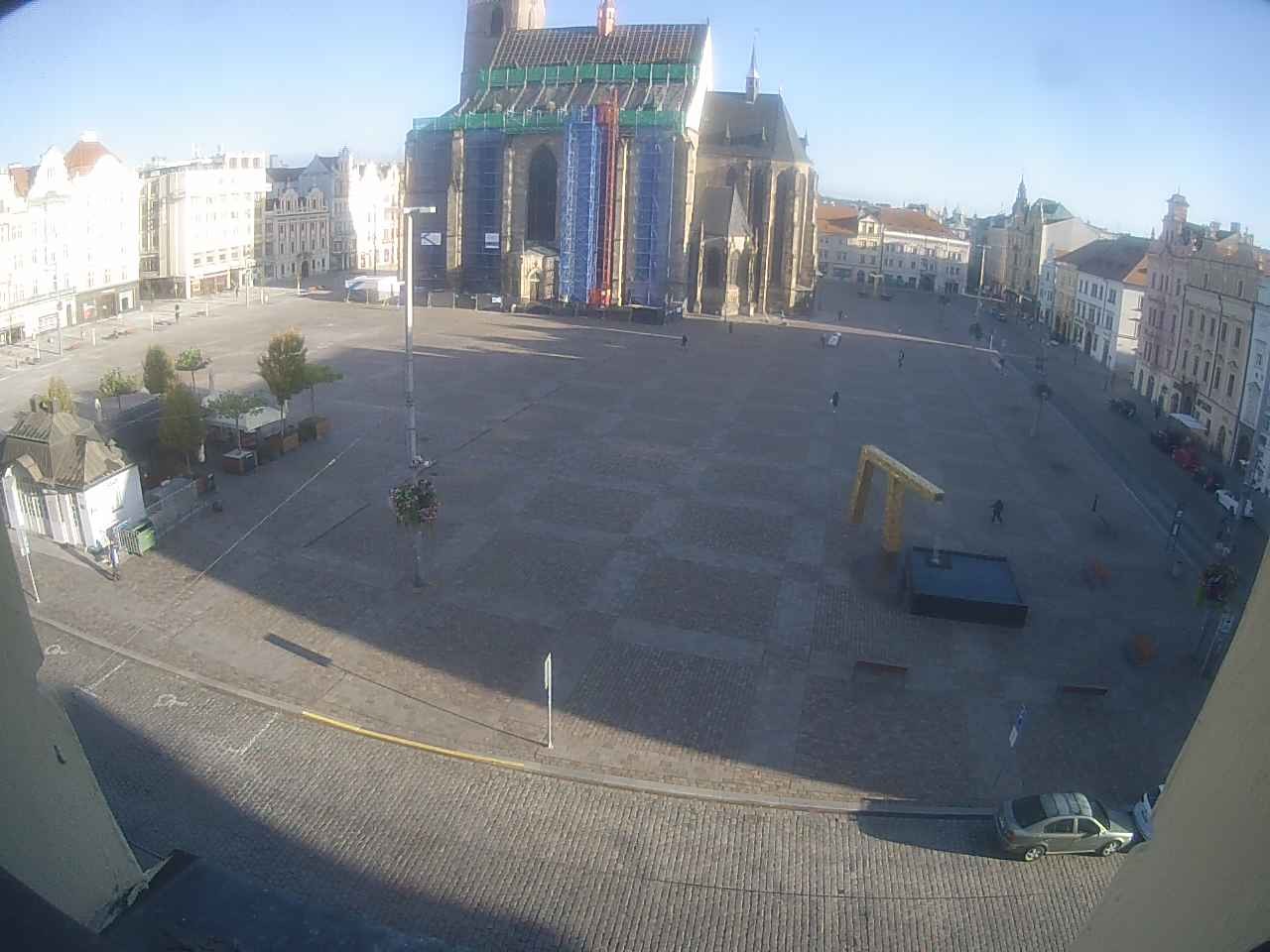 Archiv Foto Webcam Platz der Republik in Pilsen (Plzen)