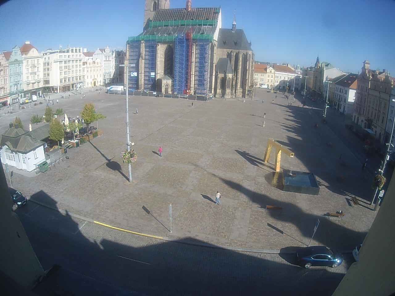 Archiv Foto Webcam Platz der Republik in Pilsen (Plzen)