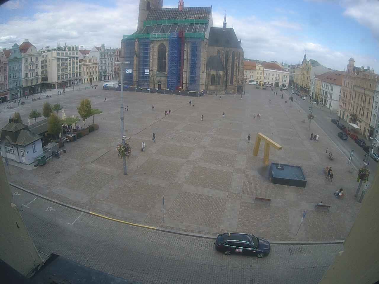 Archiv Foto Webcam Platz der Republik in Pilsen (Plzen)
