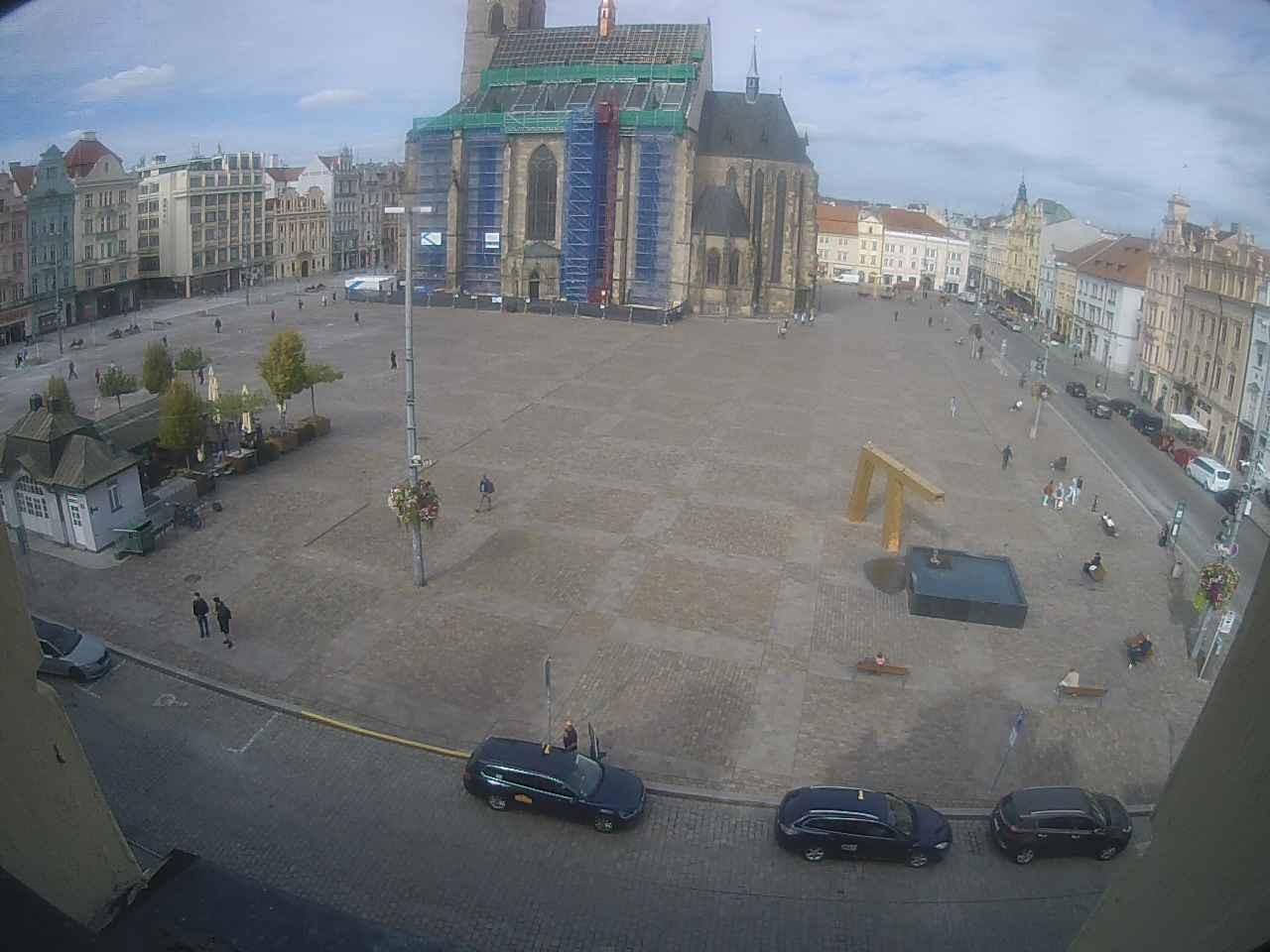 Archiv Foto Webcam Platz der Republik in Pilsen (Plzen)