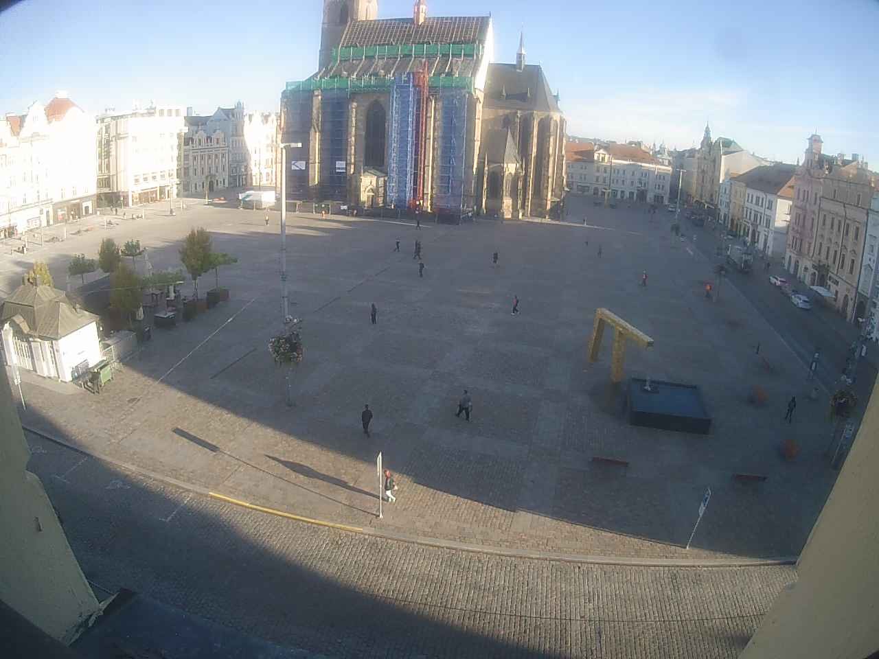 Archiv Foto Webcam Platz der Republik in Pilsen (Plzen)
