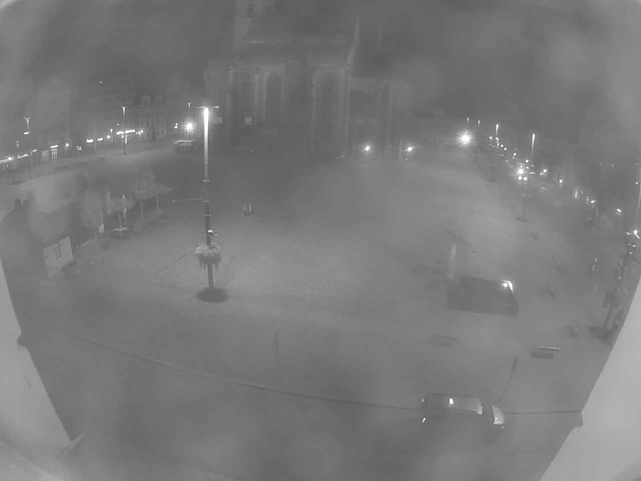 Archived image Webcam Republic Square Pilsen, Czech Republic