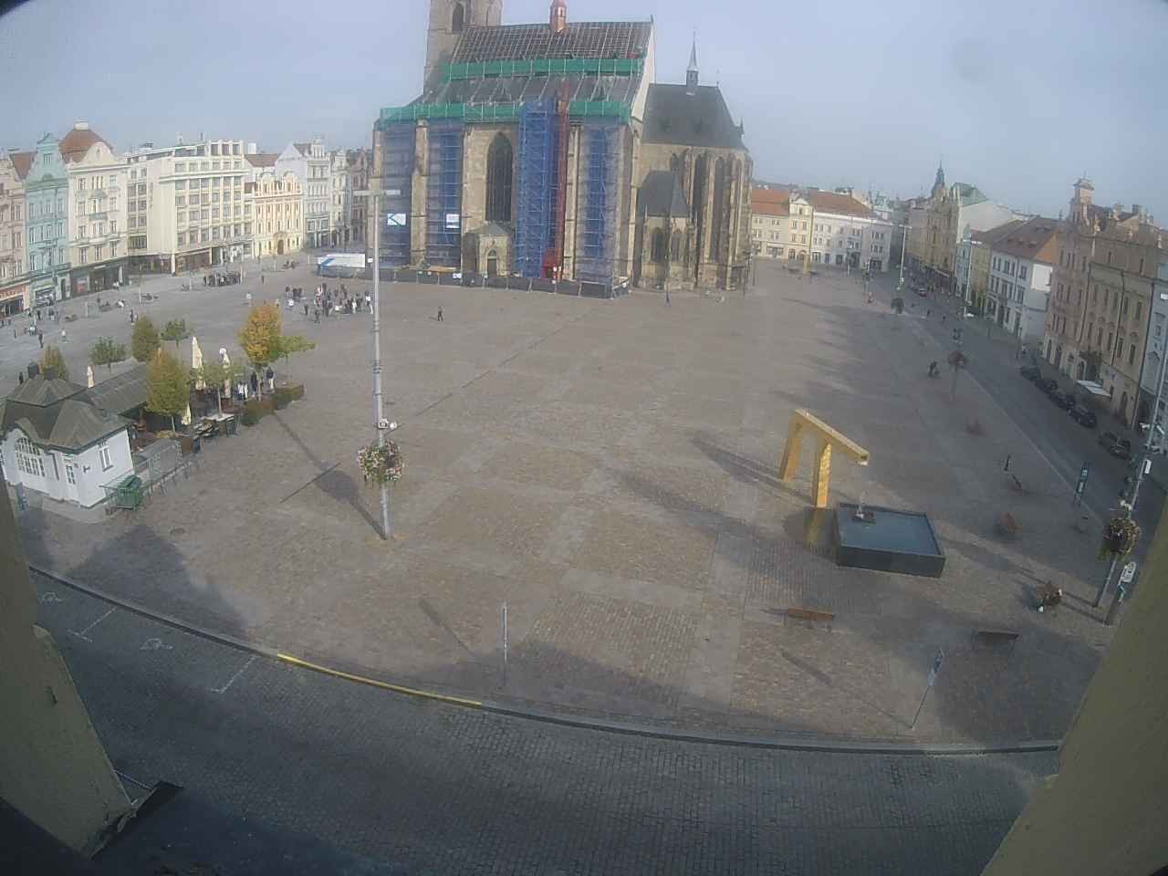Archiv Foto Webcam Platz der Republik in Pilsen (Plzen)