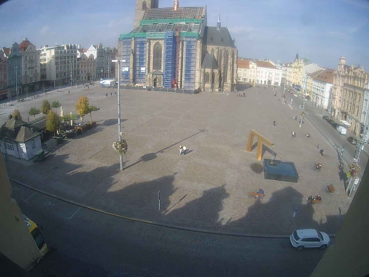 Archiv Foto Webcam Platz der Republik in Pilsen (Plzen)