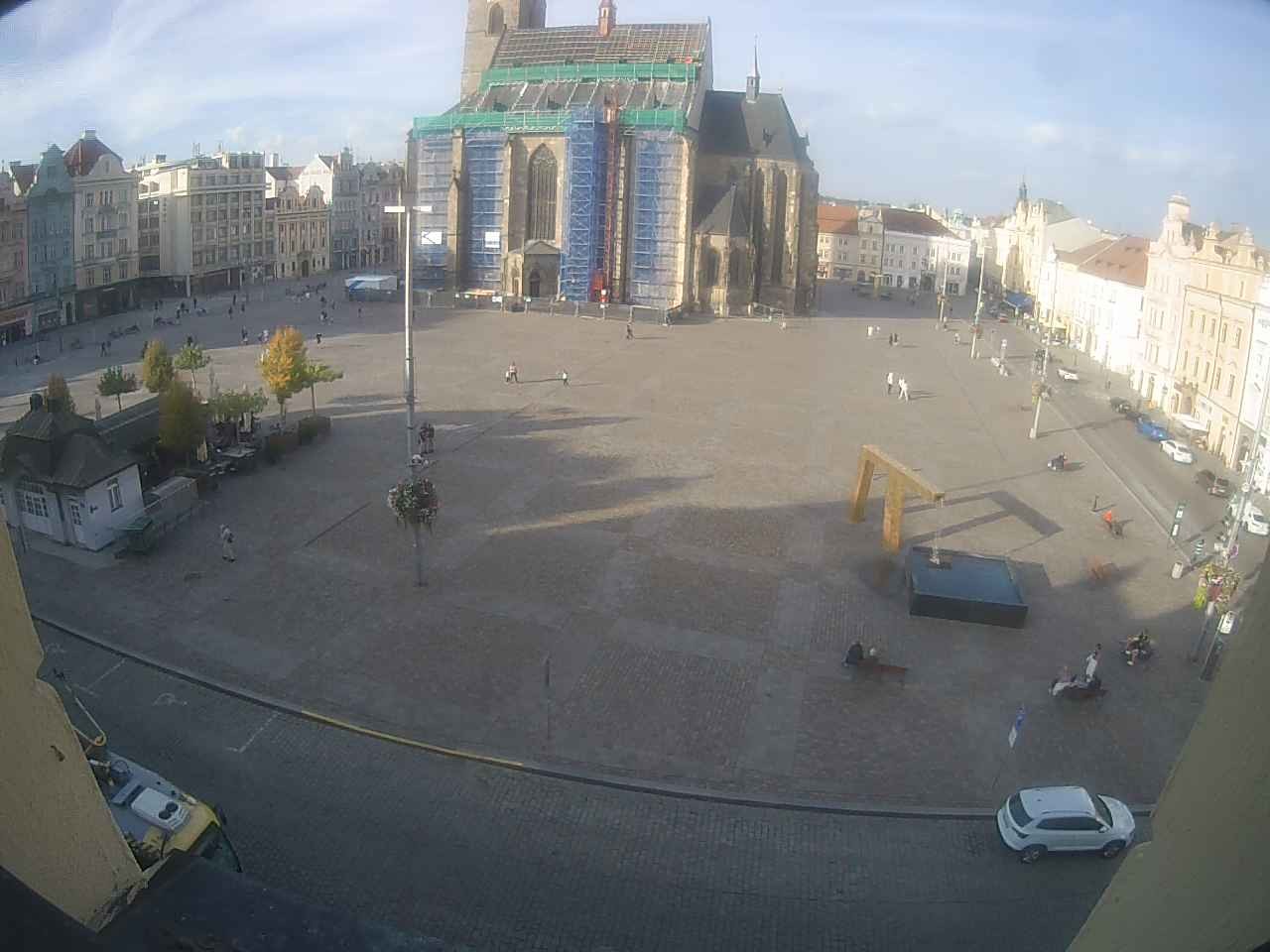 Archiv Foto Webcam Platz der Republik in Pilsen (Plzen)