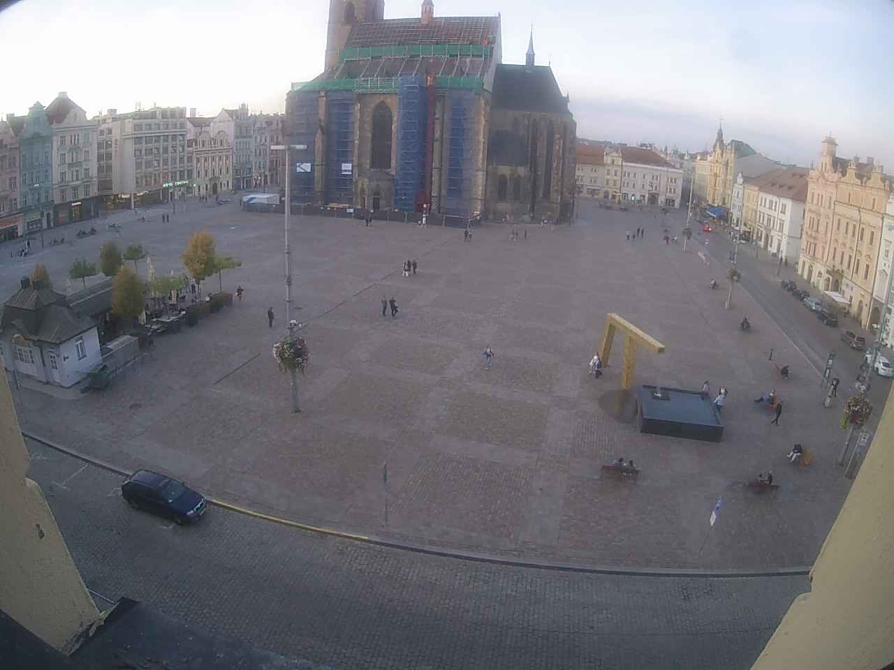 Archiv Foto Webcam Platz der Republik in Pilsen (Plzen)