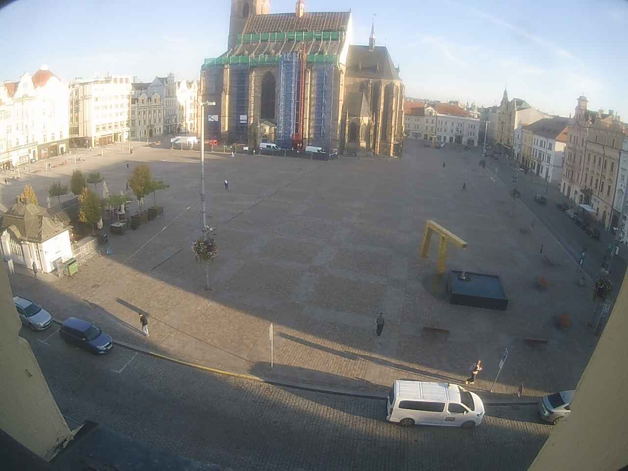 Archiv Foto Webcam Platz der Republik in Pilsen (Plzen)