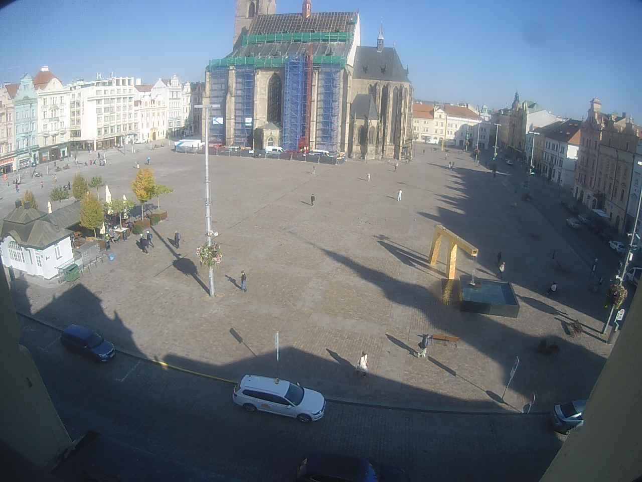 Archiv Foto Webcam Platz der Republik in Pilsen (Plzen)