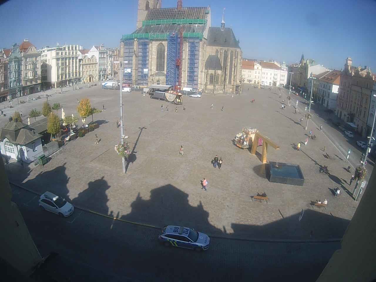 Archiv Foto Webcam Platz der Republik in Pilsen (Plzen)