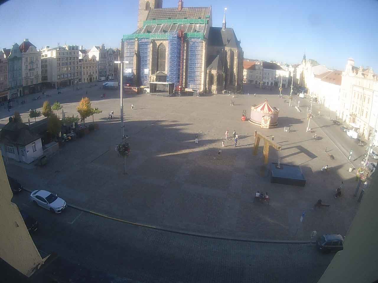 Archiv Foto Webcam Platz der Republik in Pilsen (Plzen)