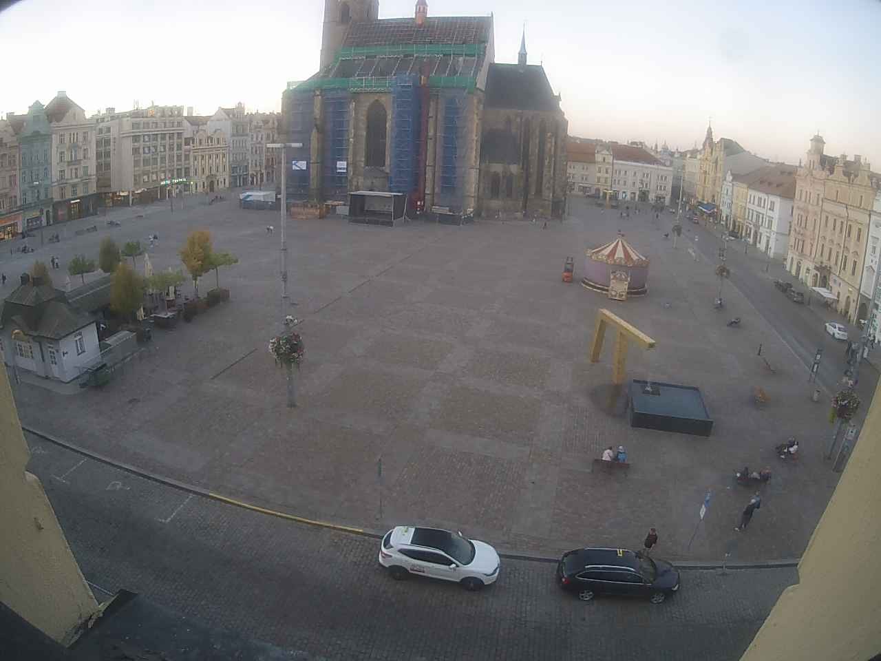 Archiv Foto Webcam Platz der Republik in Pilsen (Plzen)