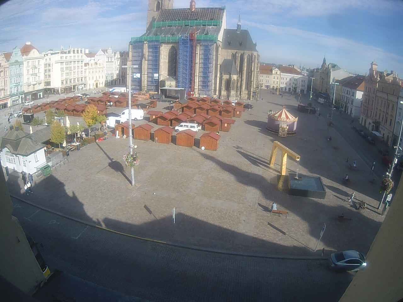 Archiv Foto Webcam Platz der Republik in Pilsen (Plzen)