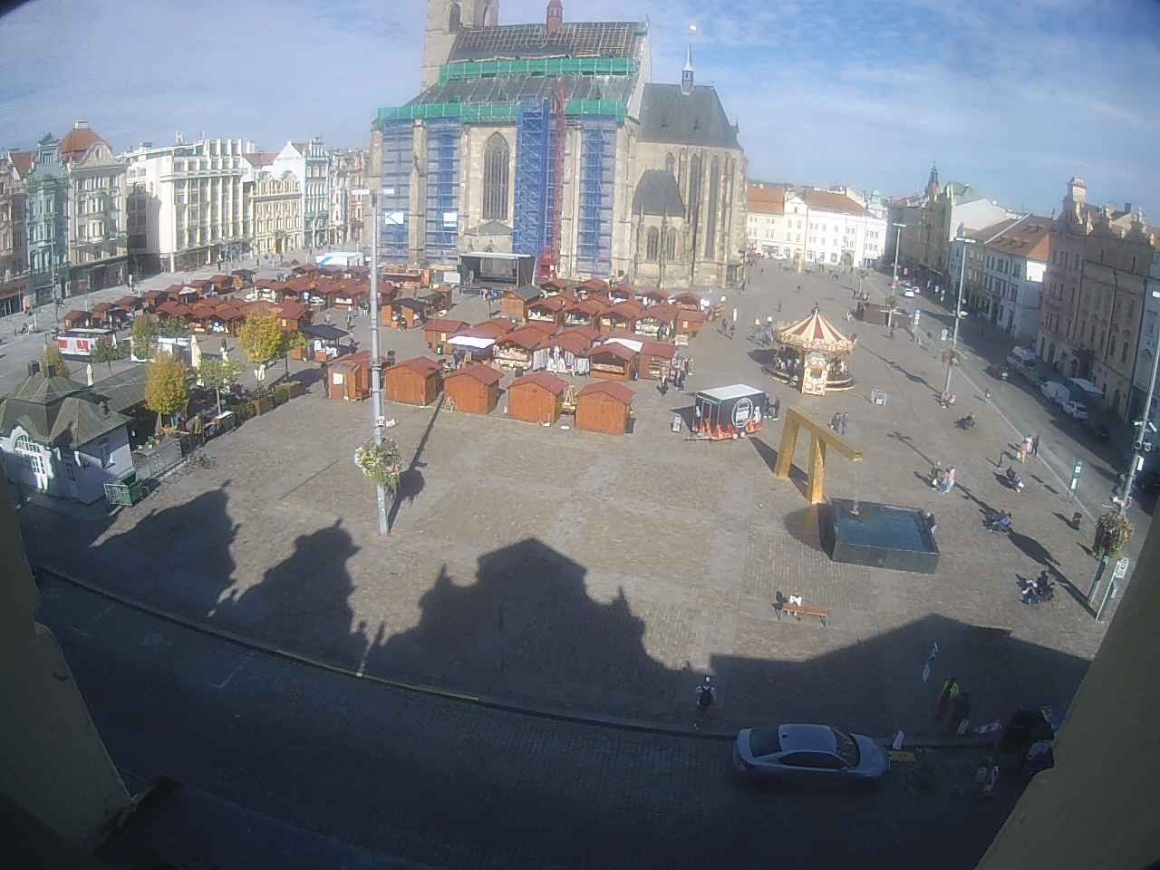 Archiv Foto Webcam Platz der Republik in Pilsen (Plzen)