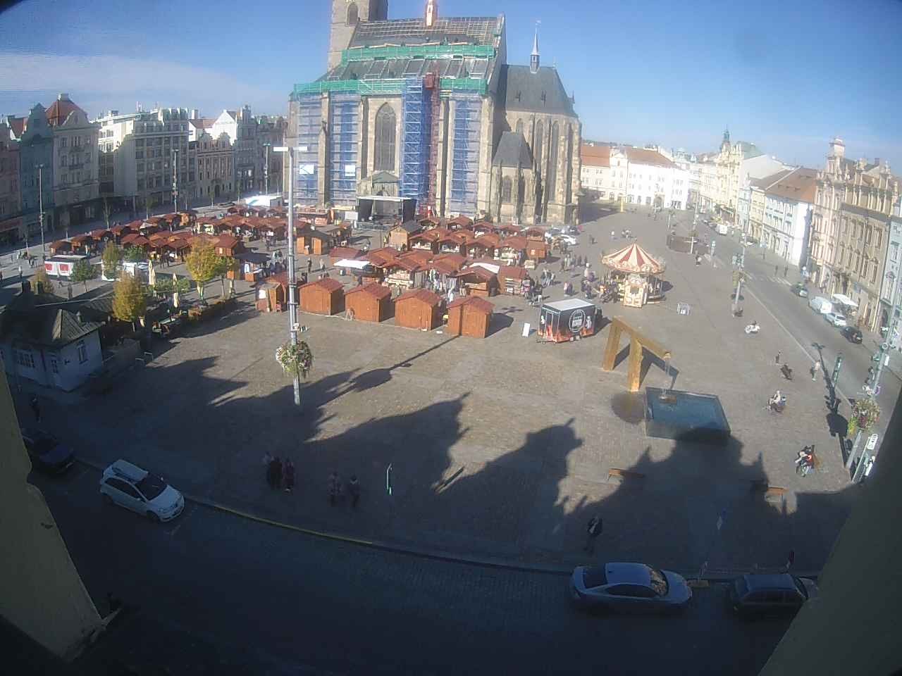 Archiv Foto Webcam Platz der Republik in Pilsen (Plzen)