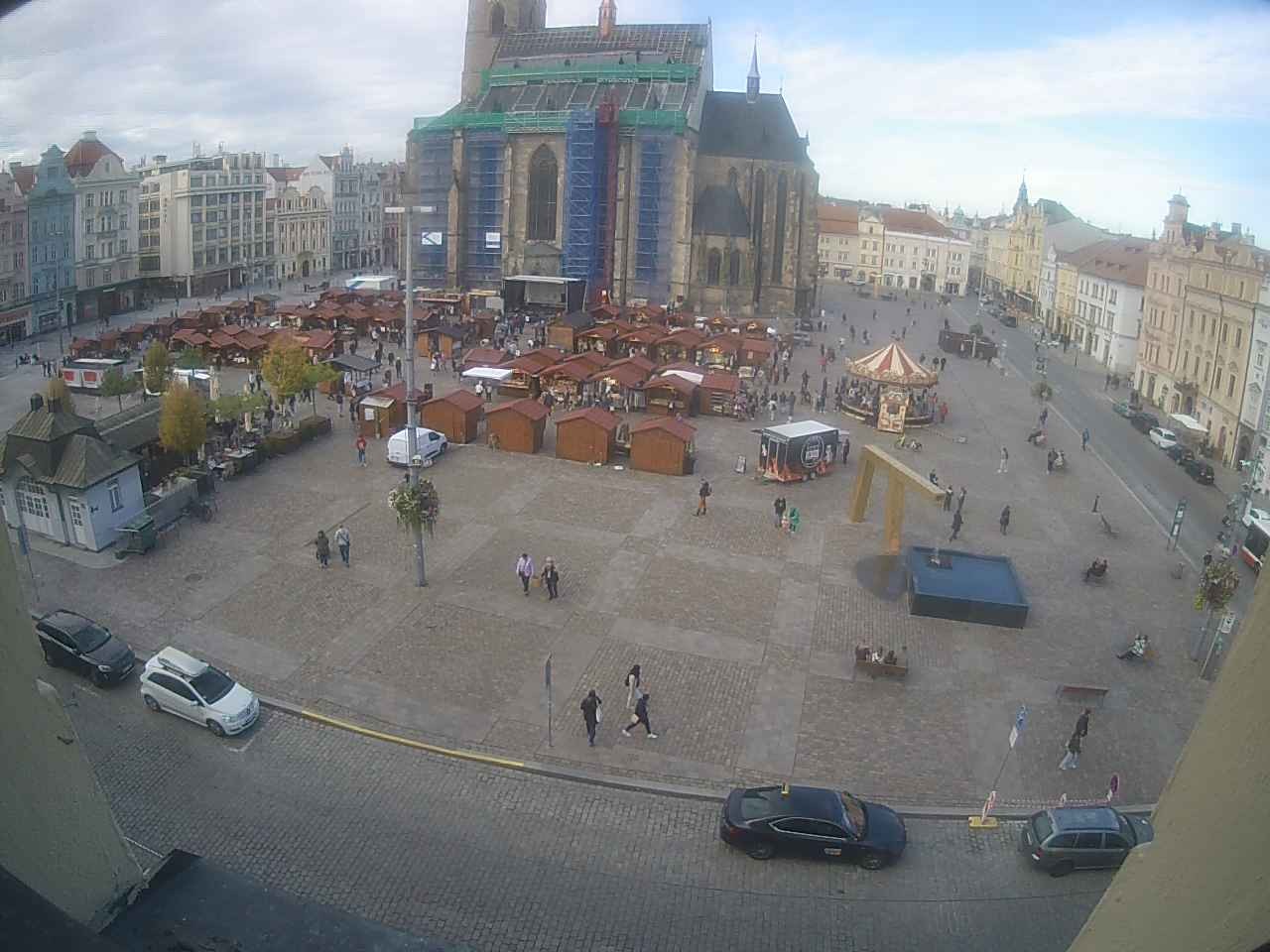 Archiv Foto Webcam Platz der Republik in Pilsen (Plzen)