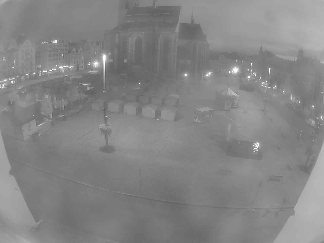 Archived image Webcam Republic Square Pilsen, Czech Republic