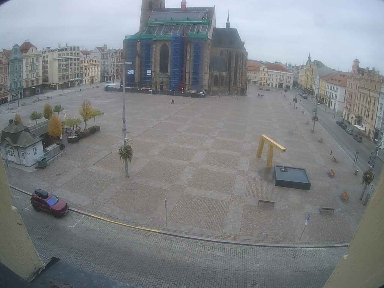 Archiv Foto Webcam Platz der Republik in Pilsen (Plzen)