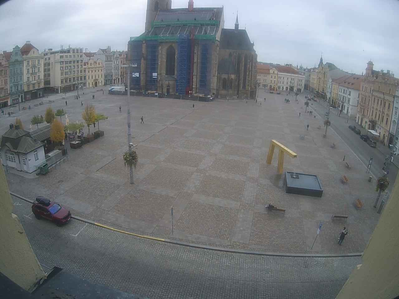 Archiv Foto Webcam Platz der Republik in Pilsen (Plzen)