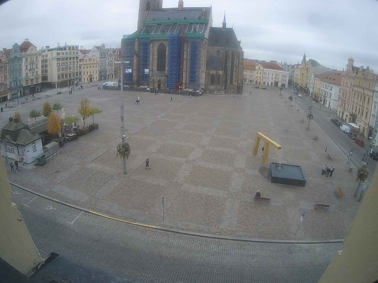 Archiv Foto Webcam Platz der Republik in Pilsen (Plzen)