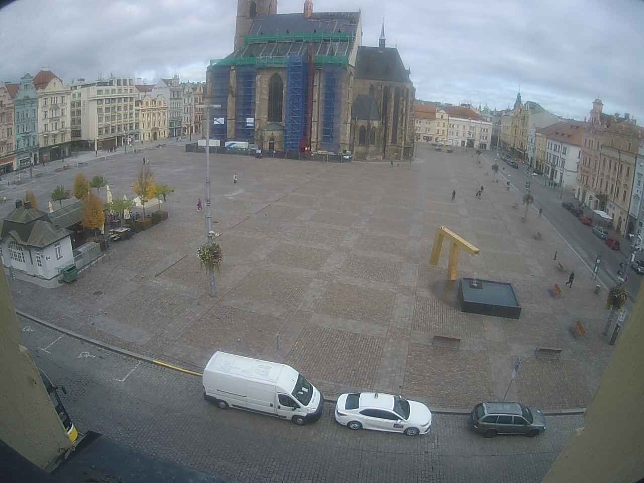 Archiv Foto Webcam Platz der Republik in Pilsen (Plzen)