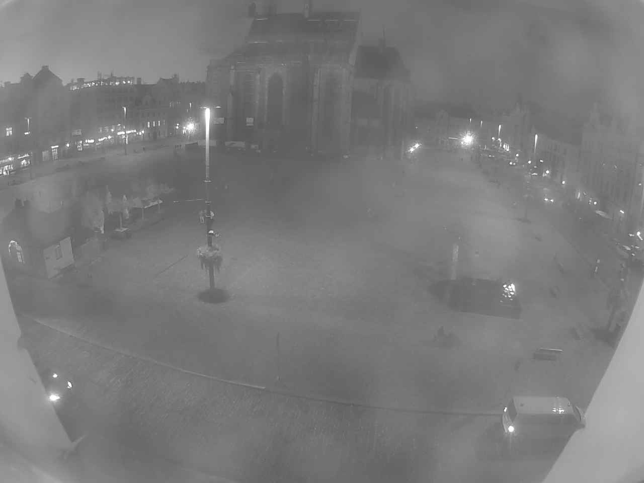 Archived image Webcam Republic Square Pilsen, Czech Republic