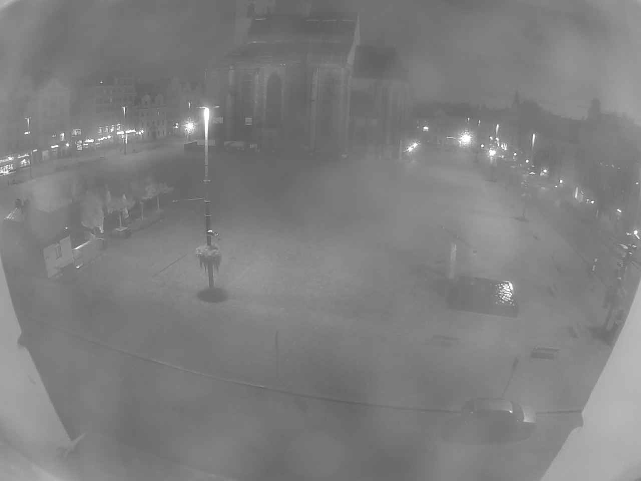 Archived image Webcam Republic Square Pilsen, Czech Republic
