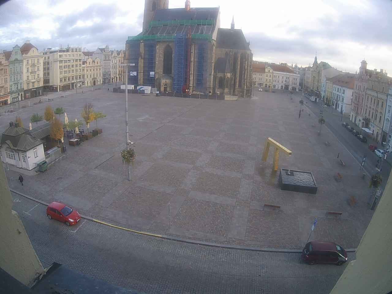 Archiv Foto Webcam Platz der Republik in Pilsen (Plzen)