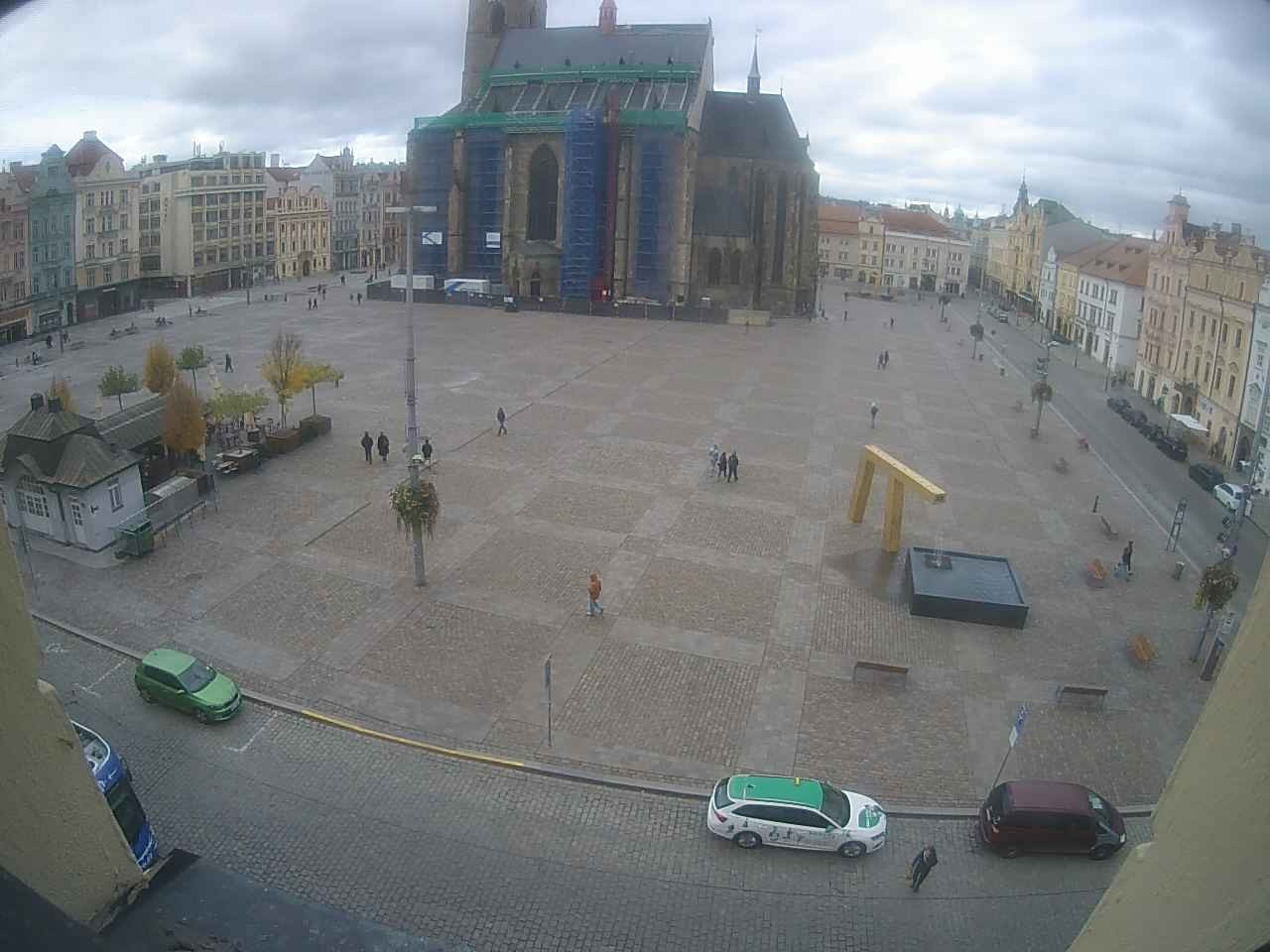 Archiv Foto Webcam Platz der Republik in Pilsen (Plzen)