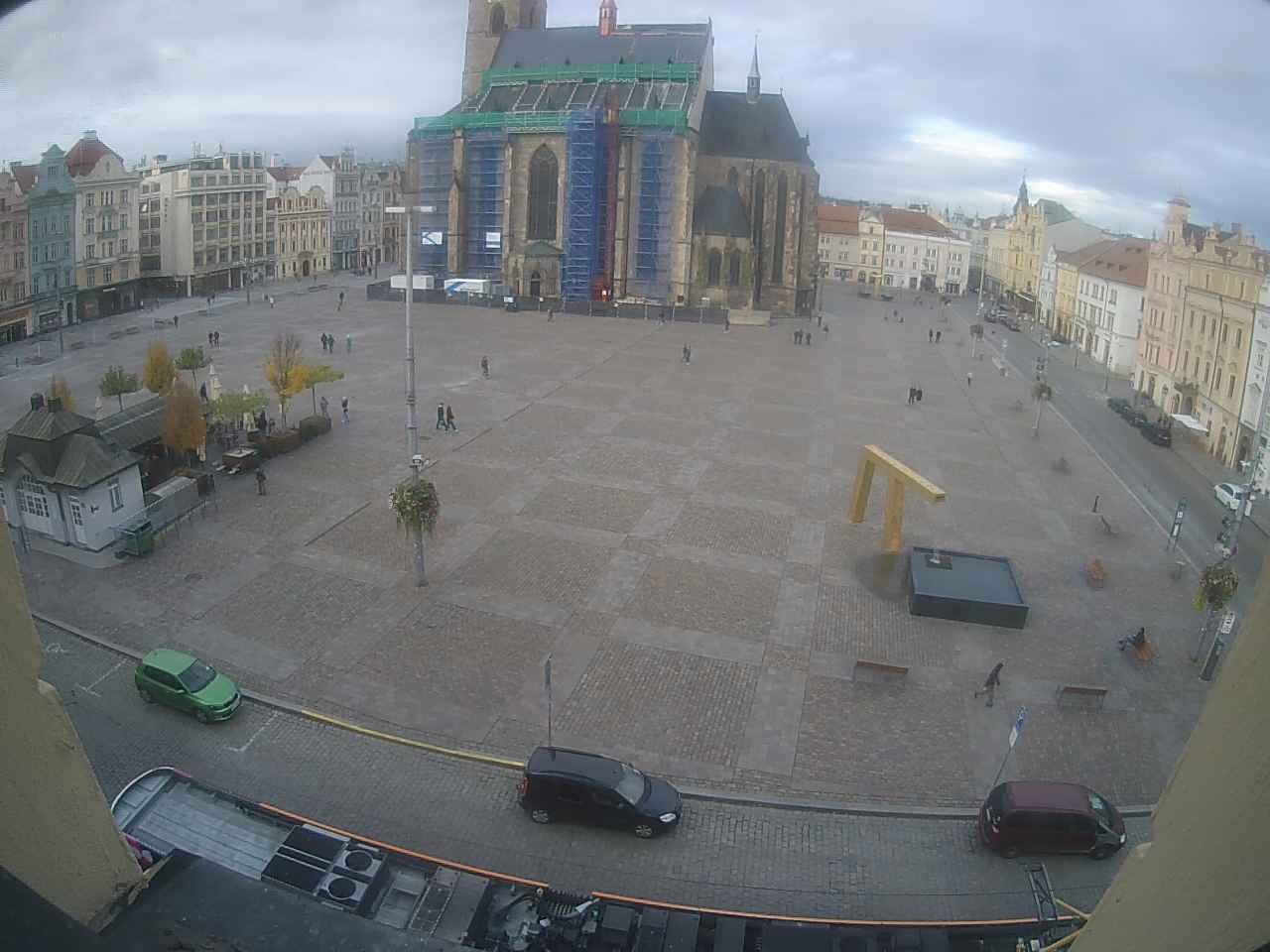 Archiv Foto Webcam Platz der Republik in Pilsen (Plzen)