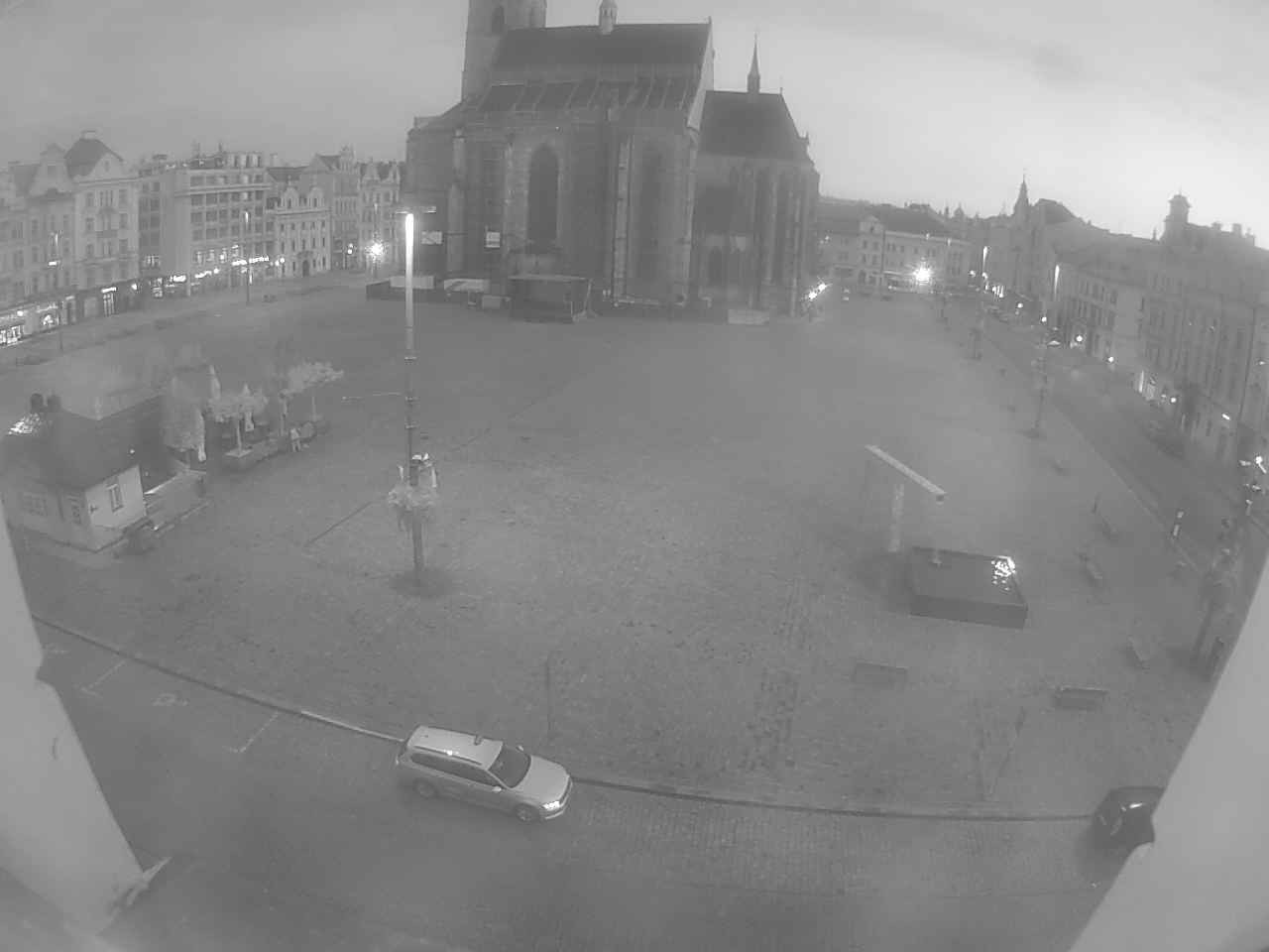 Archived image Webcam Republic Square Pilsen, Czech Republic