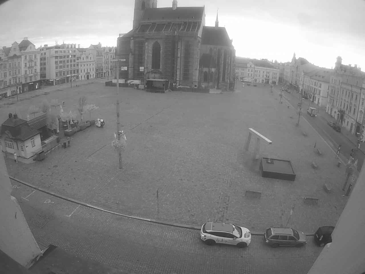Archived image Webcam Republic Square Pilsen, Czech Republic