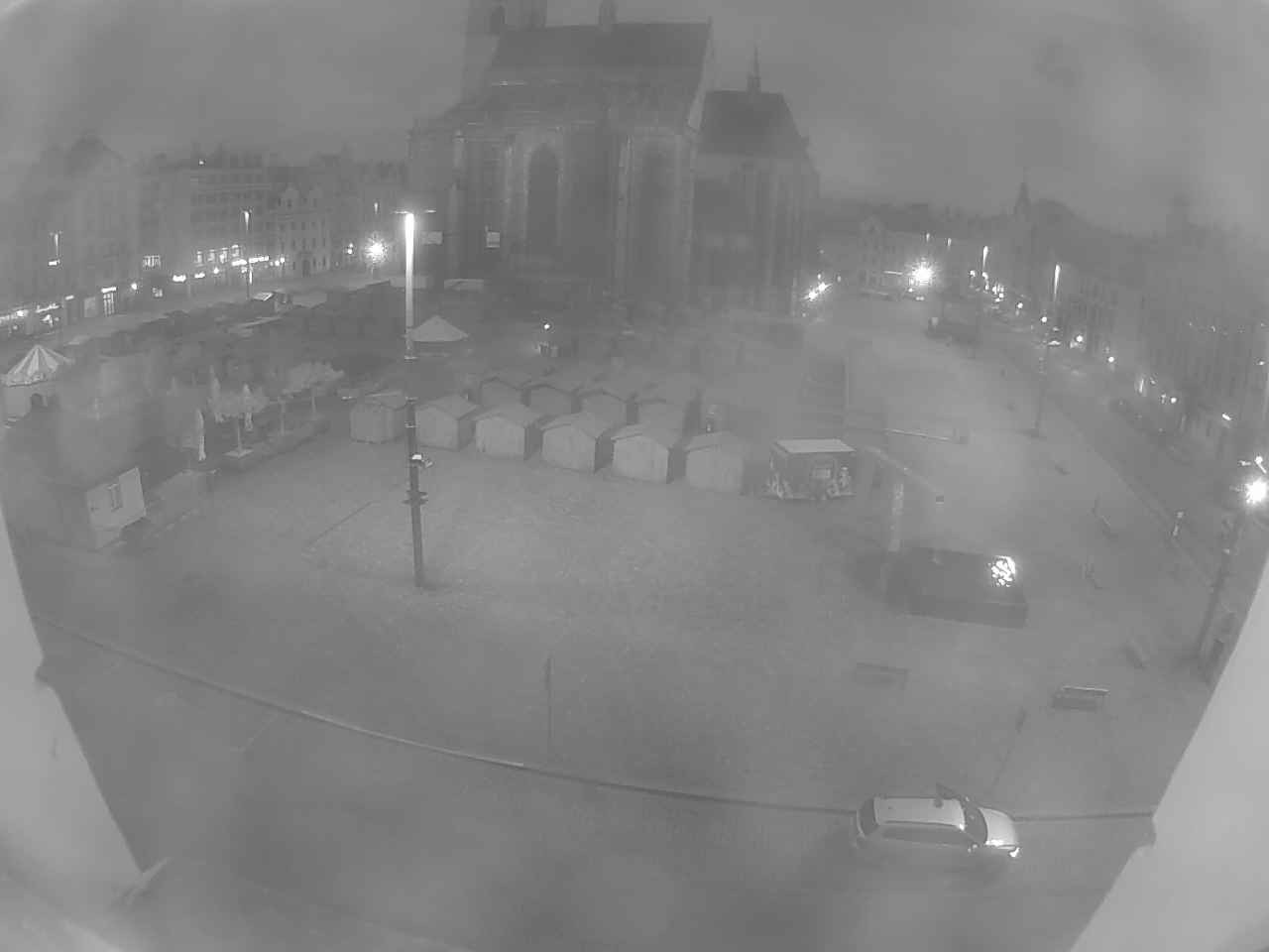 Archived image Webcam Republic Square Pilsen, Czech Republic