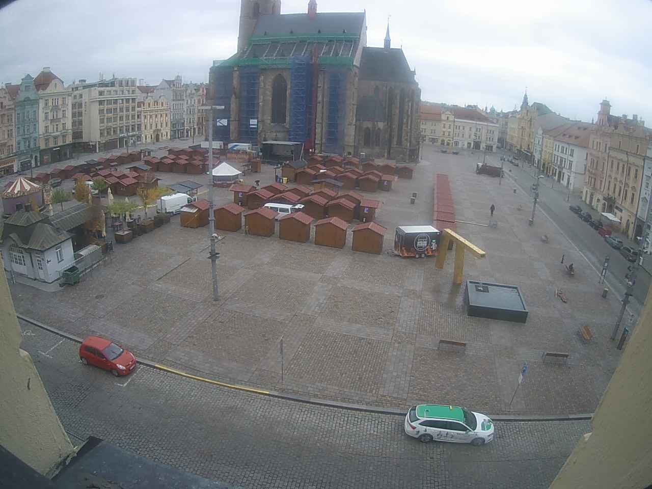 Archiv Foto Webcam Platz der Republik in Pilsen (Plzen)